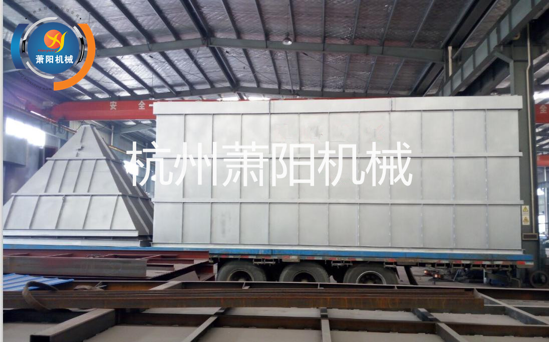 湖南客戶布袋除塵器運(yùn)輸至廠房